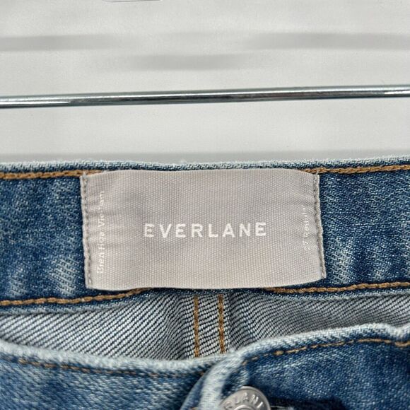 EVERLANE Women's Slim Leg High Rise Denim Blue Ankle Jeans Size 27 - Picture 6 of 8